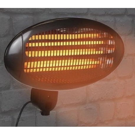 ESTUFA METAL DE PARED CUARZO 2.000W 50X15X36 CM 