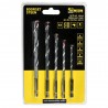 JUEGO DE 5 BROCAS PARED ACERO GALVANIZADO