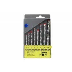 JUEGO DE 8 BROCAS PARED ACERO GALVANIZADO