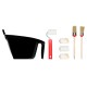 SET DE PINTURA CUBO + RODILLOS Y PINCELES (PACK 10)