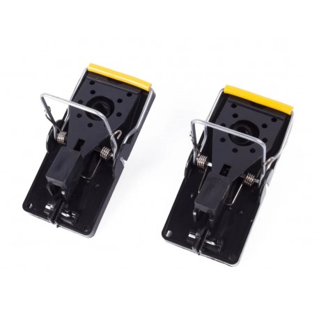 TRAMPA PARA RATONES DE PLASTICO 9,7 X 4,7CM (PACK 2)