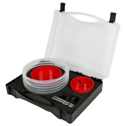 MALETIN JUEGO DE CORONAS TALADRO 76-102-108 MM