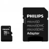 TARJETA DE MEMORIA MICRO SD 32GB PHILIPS CLASE 10 XC + ADAPTADOR