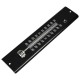 TERMOMETRO DE METAL 30CM NEGRO