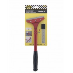 RASCADOR PROFESIONAL METAL MANGO 30CM HOJA 10CM + 5 HOJAS DE RECAMBIO