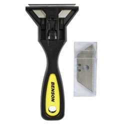 RASCAVIDRIOS PROFESIONAL HOJA TRAPEZOIDAL + 10 HOJAS DE RECAMBIO