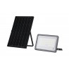 FOCO PROYECTOR LED SOLAR 300W C/SENSOR-CREPUSCULAR C/MANDO IP65 REGULABLE CCT (CALIDO-NEUTRO-FRIO)