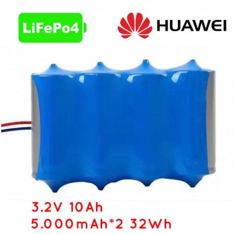 BATERIA DE REPUESTO HUAWEI 3.2V 10Ah 5.000mAh*2 32Wh PARA LUMINARIA SOLAR 967498/967528