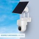 CAMARA DE VIGILANCIA MOTORIZADA WIFI HD CON BATERIA 5.200MAH + PANEL SOLAR 7W C/SIRENA NIVIAN