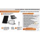 FOCO PROYECTOR LED SOLAR 200W C/SENSOR-CREPUSCULAR C/MANDO IP65 REGULABLE CCT (CALIDO-NEUTRO-FRIO)