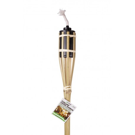 ANTORCHA BAMBU CON DEPOSITO PARA ACEITE 120CM 