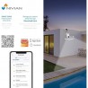 CAMARA VIGILANCIA EXTERIOR (SIM LTE 4G Incluida 3 años) DETECION IA AUDIO BIDIRECIONAL BATERIA 7.800AH + PANEL SOLAR 5W NIVIAN