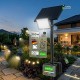 FOCO PROYECTOR LED SOLAR 300W C/SENSOR-CREPUSCULAR C/MANDO IP65 REGULABLE CCT (CALIDO-NEUTRO-FRIO)