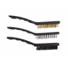 SET CEPILLOS DE ACERO-NYLON-LATON 200MM (PACK 3)