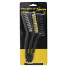 SET CEPILLOS DE ACERO-NYLON-LATON 200MM (PACK 3)