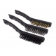 SET CEPILLOS DE ACERO-NYLON-LATON 200MM (PACK 3)
