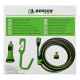 JUEGO DE MANGUERA JARDIN 3/8" COMPLETO + ACCESORIOS + SOPORTE COLGADOR 7,5 METROS