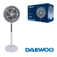 VENTILADOR HIGH SPEED DE PIE Ø30CM. 3 VELOCIDADES 90W BASE REDONDA DAEWOO