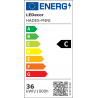 VENTILADOR DE TECHO Ø107CM BLANCO HERCULES DC 3 ASPAS RETRACTIL LED REGULABLE CCT (CALIDO-NEUTRO-FRIO) 72W CON MEMORIA LEDECOR