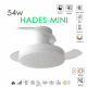 VENTILADOR DE TECHO Ø91CM BLANCO HADES-MINI DC 3 ASPAS RETRACTIL LED REGULABLE CCT (CALIDO-NEUTRO-FRIO) 54W CON MEMORIA LEDECOR