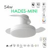 VENTILADOR DE TECHO Ø91CM BLANCO HADES-MINI DC 3 ASPAS RETRACTIL LED REGULABLE CCT (CALIDO-NEUTRO-FRIO) 54W CON MEMORIA LEDECOR