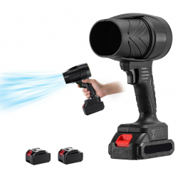 SOPLADOR DE HOJAS ULTRA POTENTE DE BATERIA + 2 BATERIAS 24V