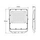 PROYECTOR LED 50W ESSENTIAL BLANCO FRIO IP65 6.000LM