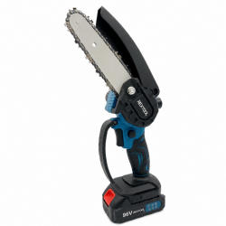 MOTOSIERRA MINI PREMIUN + 2 BATERIAS 96V INDICADOR DE BATERIAS CON MALETIN