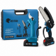 TIJERAS PODAR + SIERRA + 2 BATERIAS 96V INDICADOR DE BATERIAS CON MALETIN