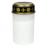 EXSPOSITOR VELAS LED BLANCA Ø65x120MM (12 UNIDADES)