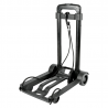 CARRO ESCOLAR PORTAMOCHILAS Y MALETAS PLEGABLE NEGRO MAX. 25KG.