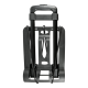 CARRO ESCOLAR PORTAMOCHILAS Y MALETAS PLEGABLE NEGRO MAX. 25KG.