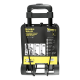 CARRO ESCOLAR PORTAMOCHILAS Y MALETAS PLEGABLE NEGRO MAX. 25KG.