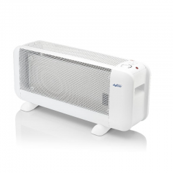 RADIADOR DE MICA MINI 2 NIVELES 1.500W COLOR BLANCO AVANT