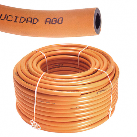 ROLLO MANGUERA GAS BUTANO 9x15MM 60 METROS CERTIFICADO AENOR