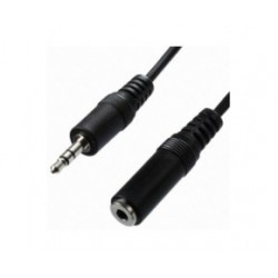 CABLE Audio JACK 3,5 M/F 3M Prolongador