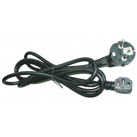 CABLE VDE ALIMENTACION PC'S CPU POWER 1,8MTRS CONECTOR 90 GRADOS CABLEXPERT